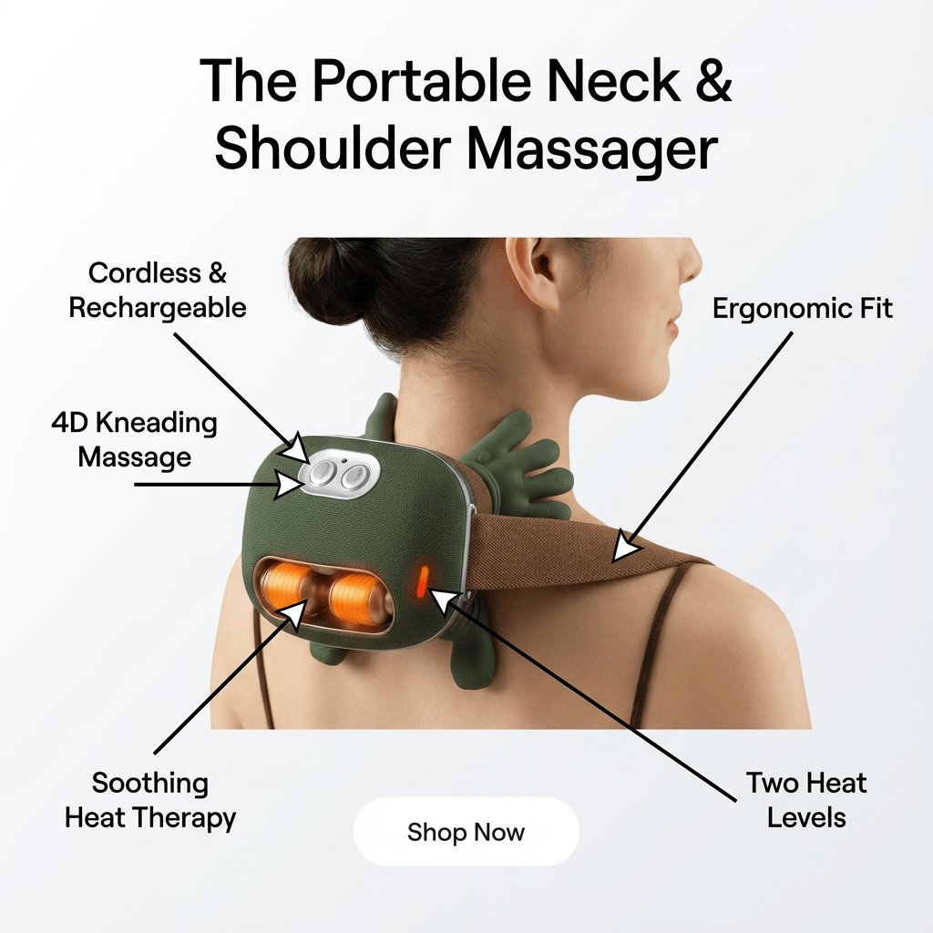 BestBuy Neck & Shoulder Massager – Human-Touch Design