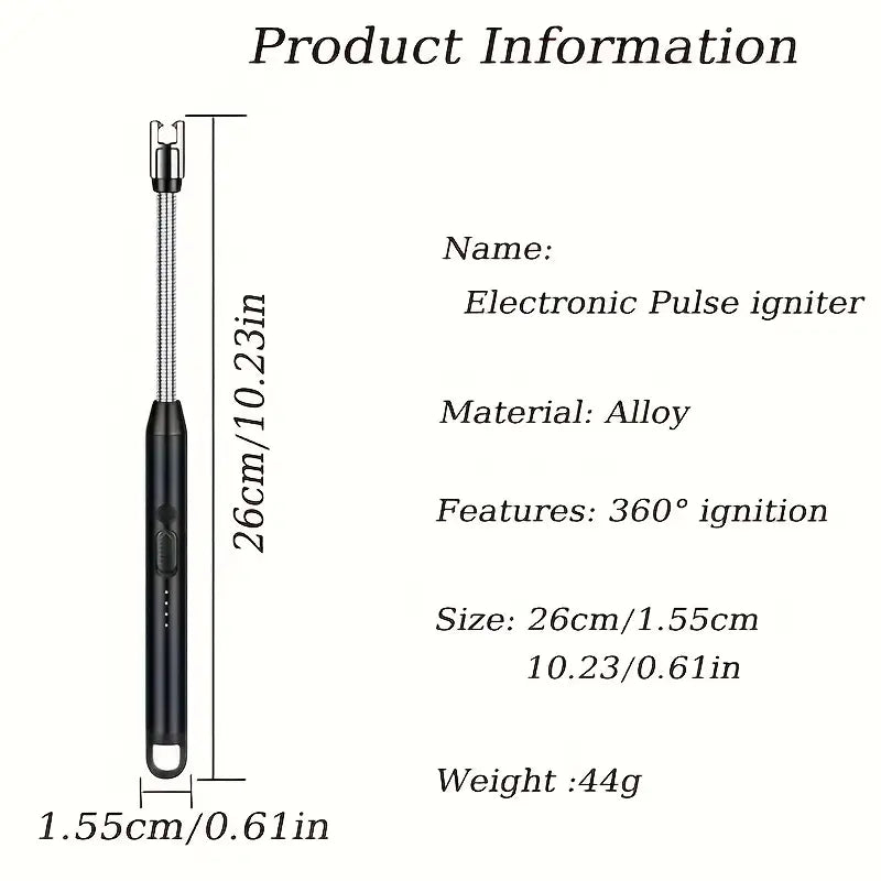 🔥 ⚡(Pack of 2) Rechargeable Electric Flexible & Windproof Lighter 🔥 ⚡