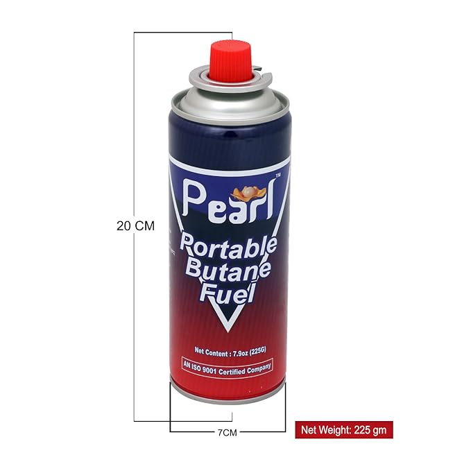 Premium Portable Butane Fuel Gas Can | Gas Canister Flame Can for Camping Stove