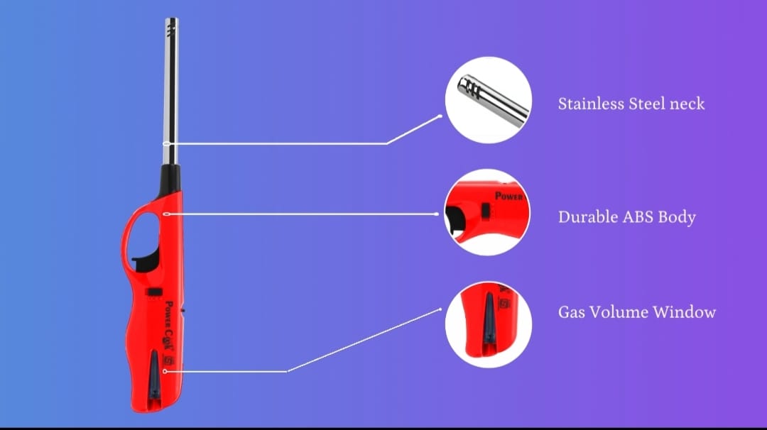 Powercook Adjustable Utility Flame Lighter